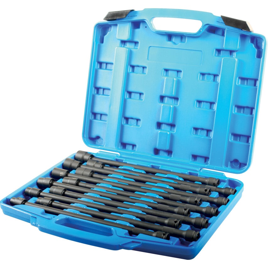 Universal Joint Extra Deep Impact Socket Set 3/8inch Drive 11-Piece