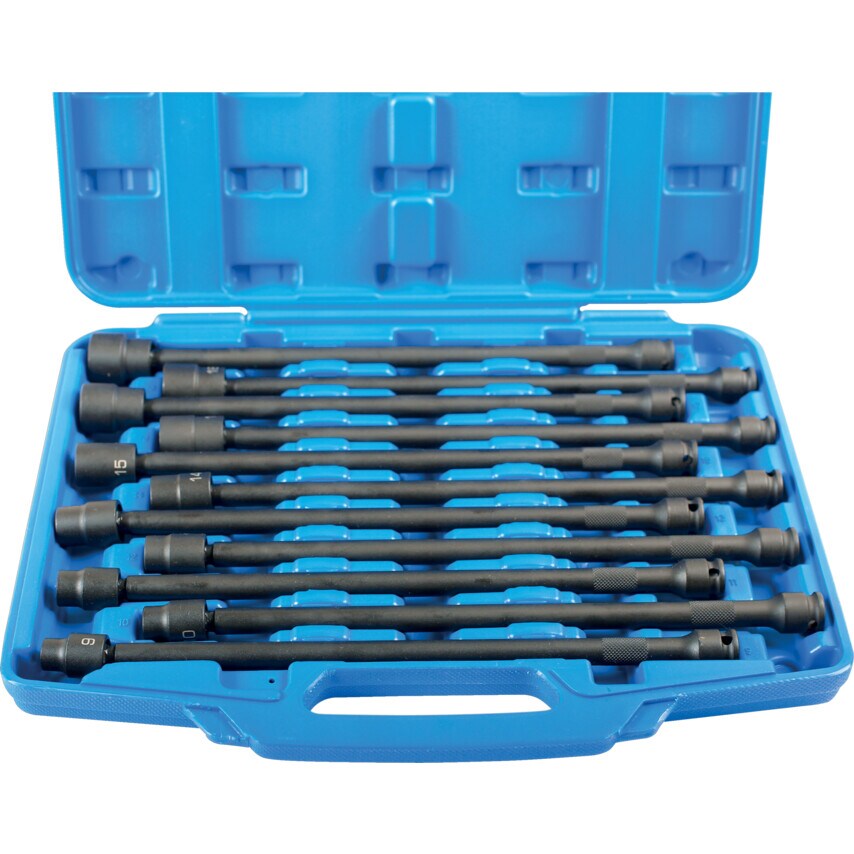 Universal Joint Extra Deep Impact Socket Set 3/8inch Drive 11-Piece