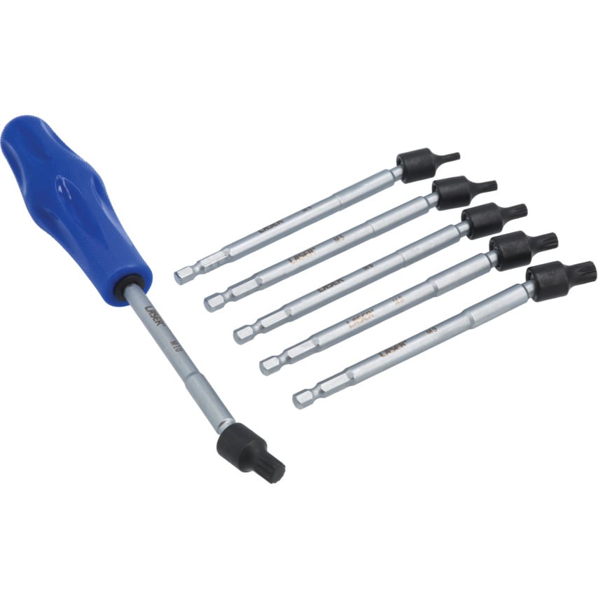 Universal Joint Spline Bit Set 6PC