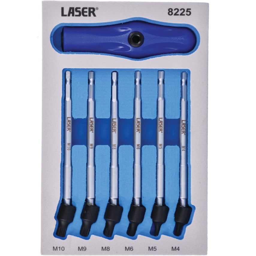 Universal Joint Spline Bit Set 6PC