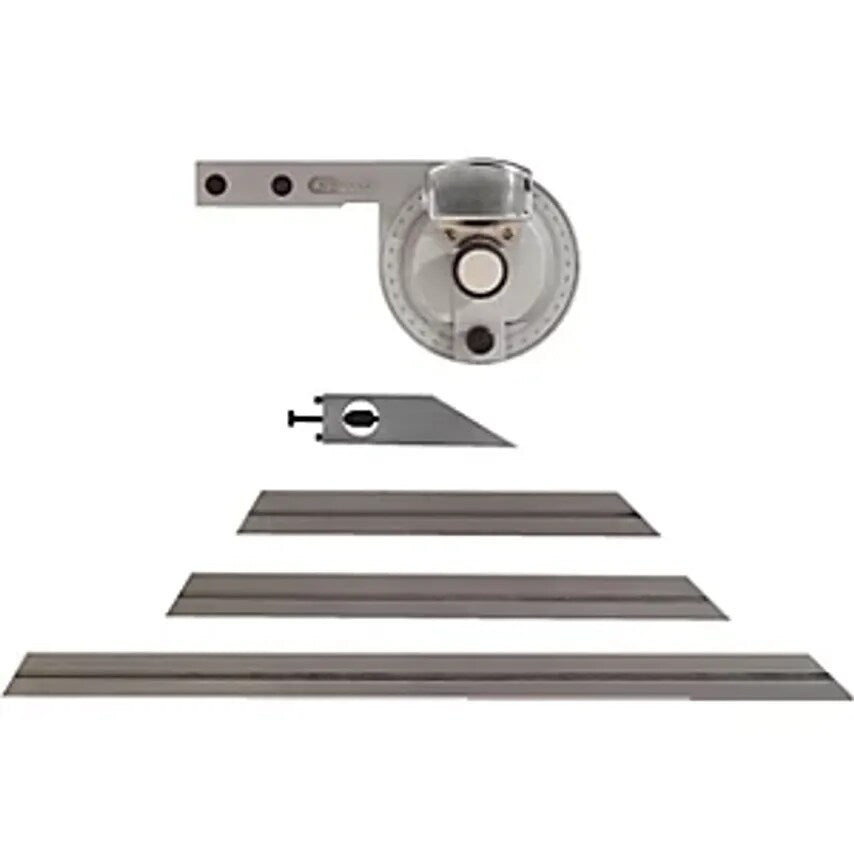 Universal Protractor with Enlargement Overall Length 300 mm