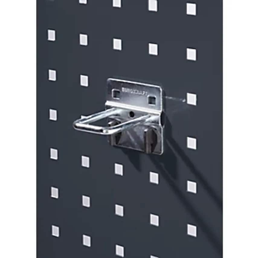 U-shape Holder, Zinc Plated, Pack Of 5, WxD 40 X 20mm