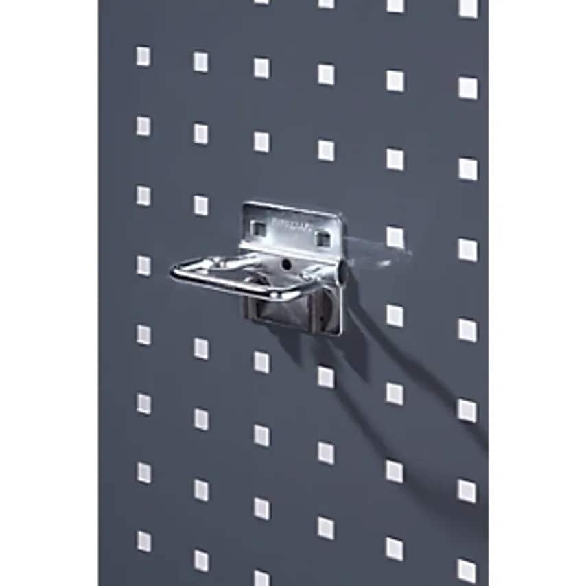 U-shape Holder, Zinc Plated, Pack Of 5, WxD 60 X 20mm