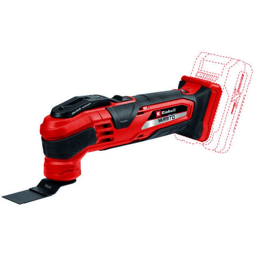 VARRITO Cordless Power X-Change Multi-Tool 18V Bare Unit