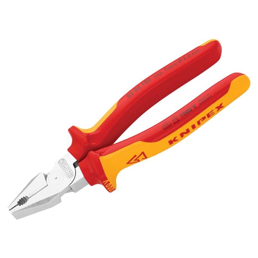 VDE High Leverage Combination Pliers 180mm KPX0206180