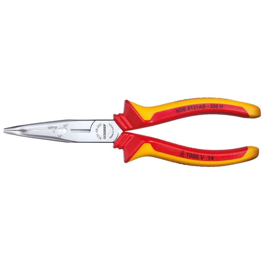 VDE Multiple pliers 200 mm angled pattern