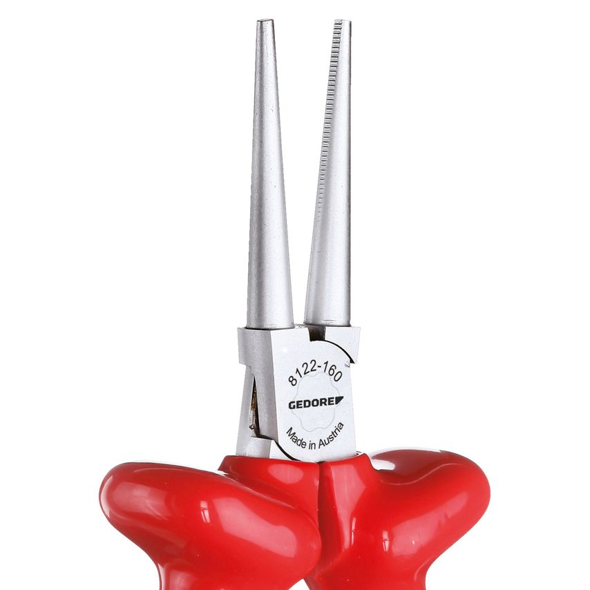VDE Round nose pliers with VDE dipped insulation