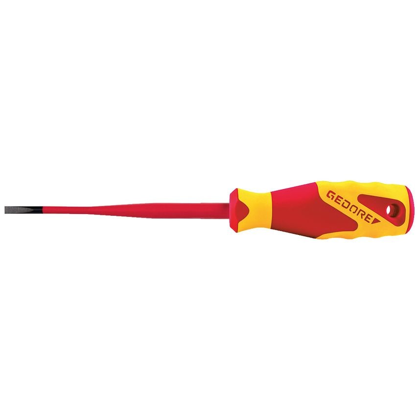VDE Screwdriver SLIM slotted 4 mm