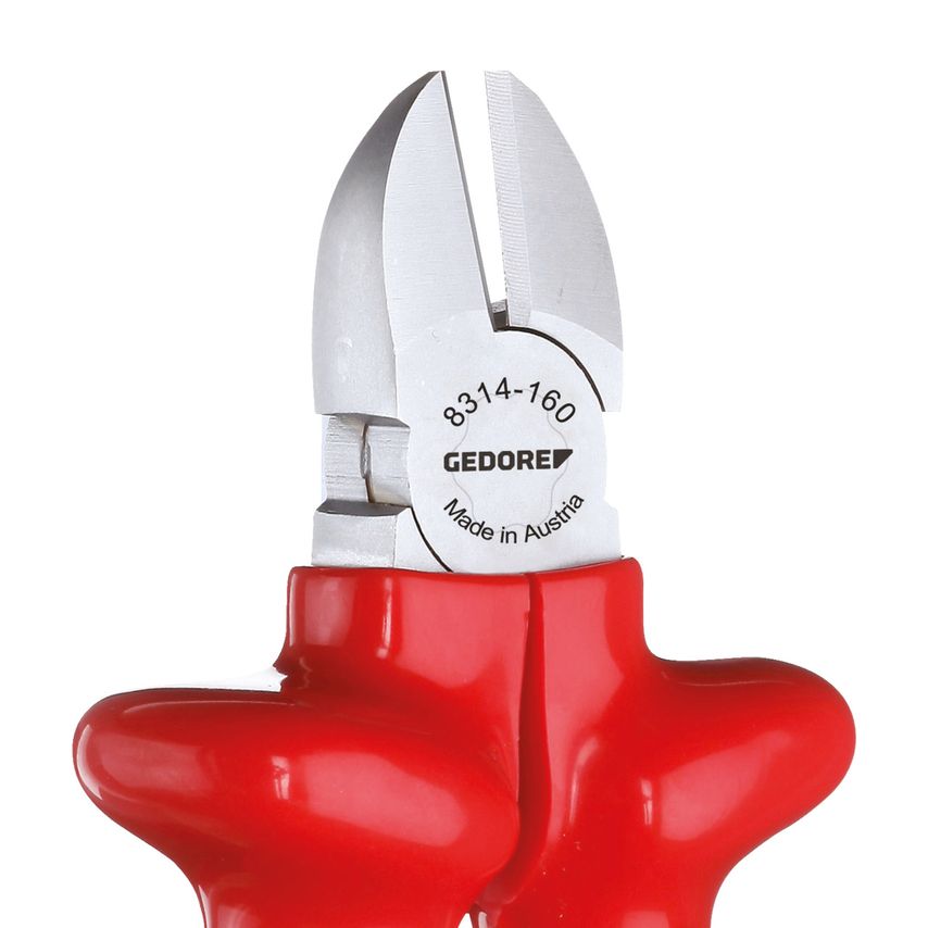 VDE Side cutter with VDE dipped insulation