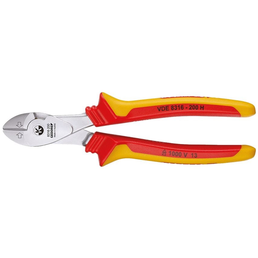 VDE Side cutter with VDE insulating sleeves