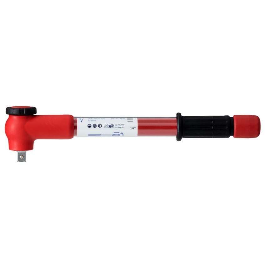 VDE Torque wrench 1/2" 10-50 Nm