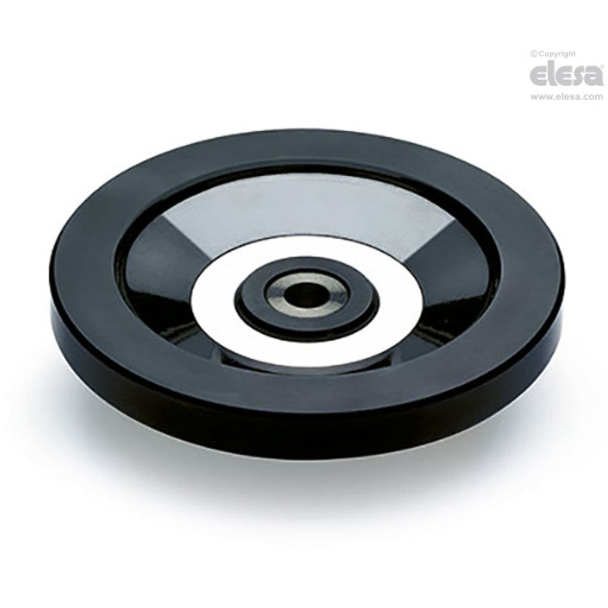 VDNFP-SST Solid handwheels Duroplast stainless steel hub Without handle drilled hub VDN.150 FP-SST-A16