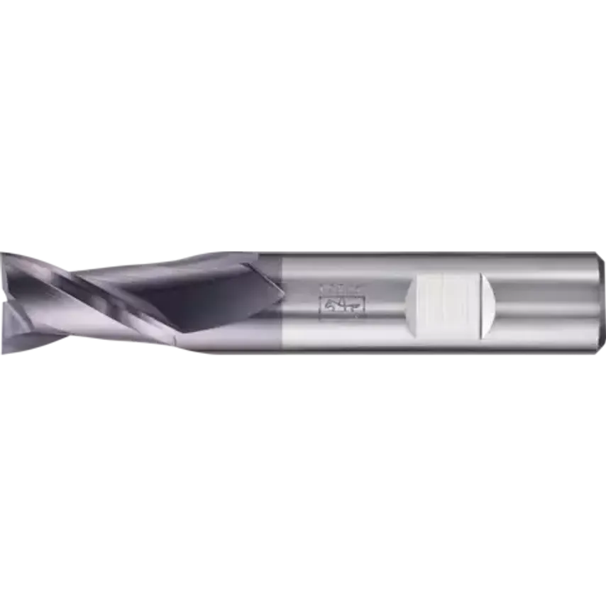 VHM Corner Mill Long 2 Blades Diameter 16mm Sharp TiAlN Shank HB Universal Line Roughing Finishing Slot Cutting