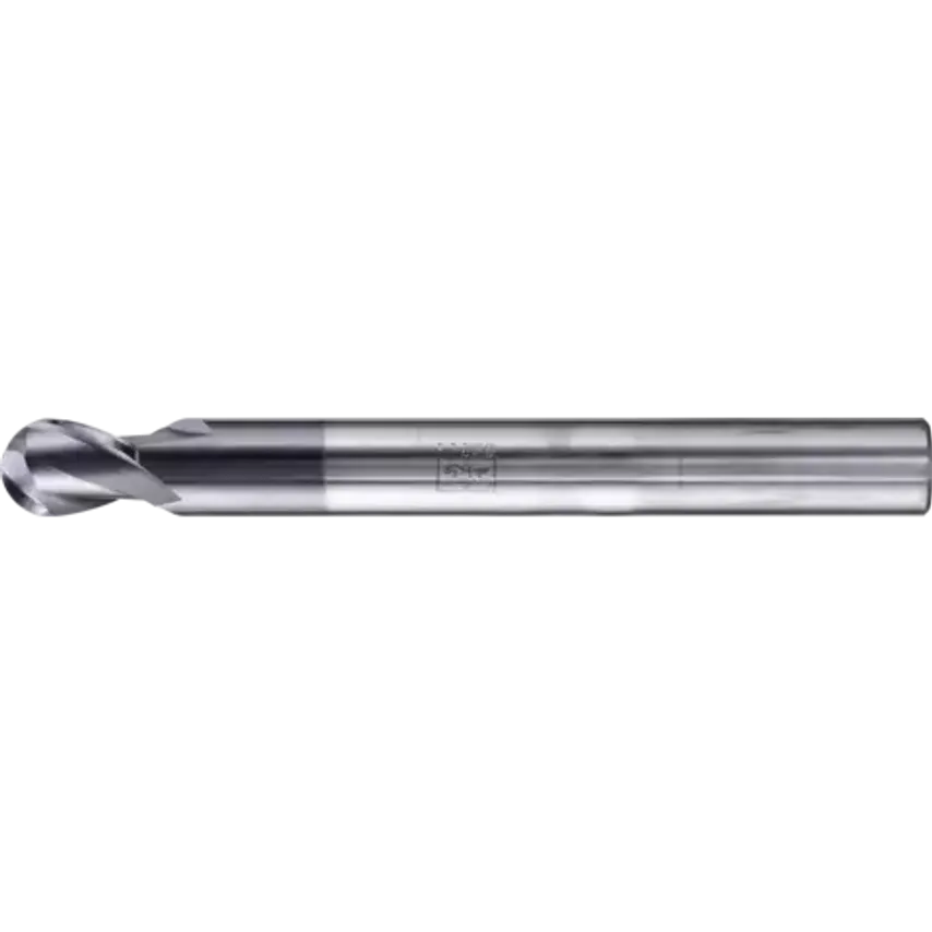 VHM Full Radius Mill Extra Long 2 Blades Diameter 16mm TiAlN Shank HA Universal Line Profile Cutting