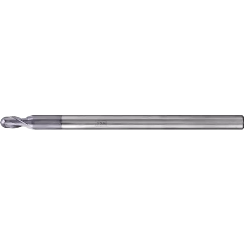 VHM Full Radius Mill Extra Long 2 Blades Diameter 5mm TiAlN Shank HA Universal Line Profile Cutting