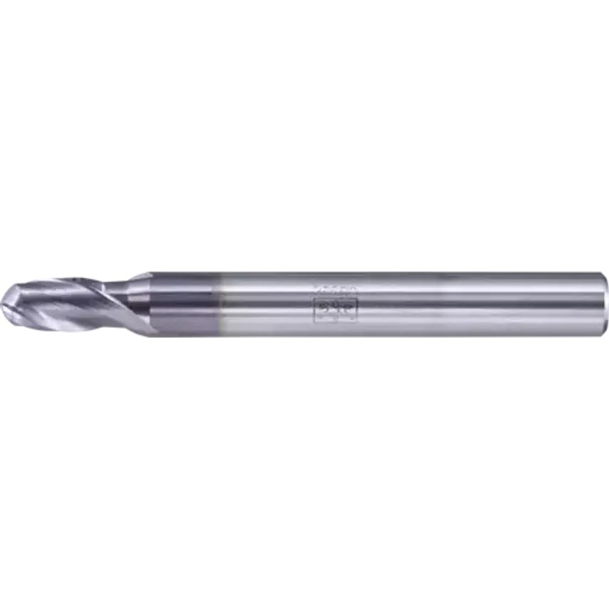 VHM Full Radius Mill Long 2 Blades Diameter 5mm TiAlN Shank HA Universal Line Profile Cutting