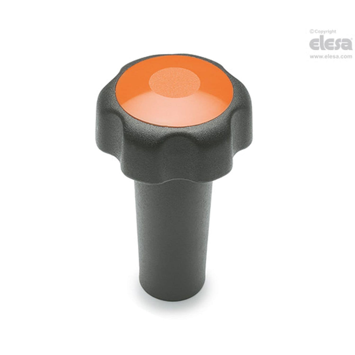 VTL Lobe knobs Technopolymer Brass boss threaded hole VTL.50/80 B-M10-C2