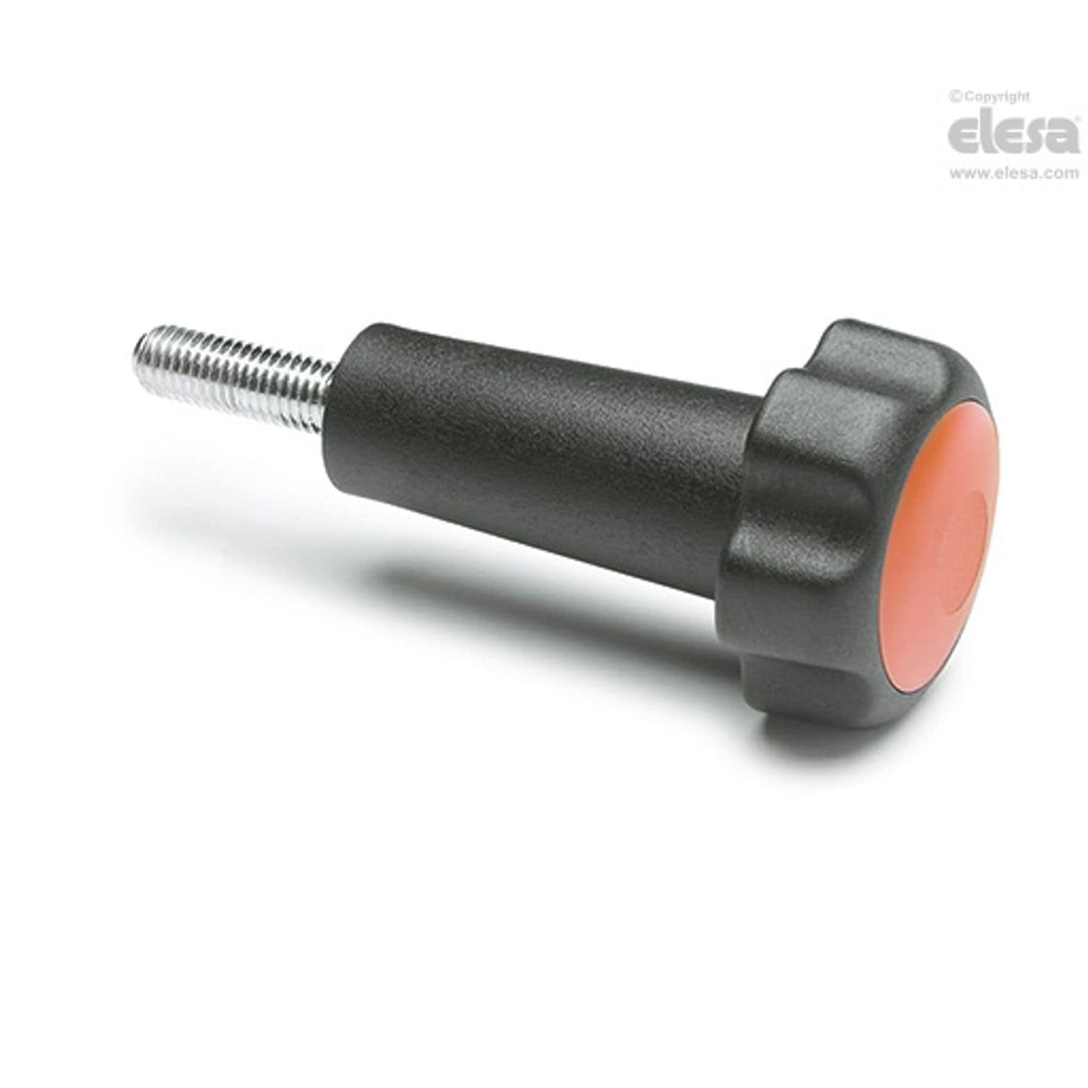 VTL Lobe knobs Technopolymer Zinc-plated steel threaded stud VTL.50/80 p-M10x20-C2