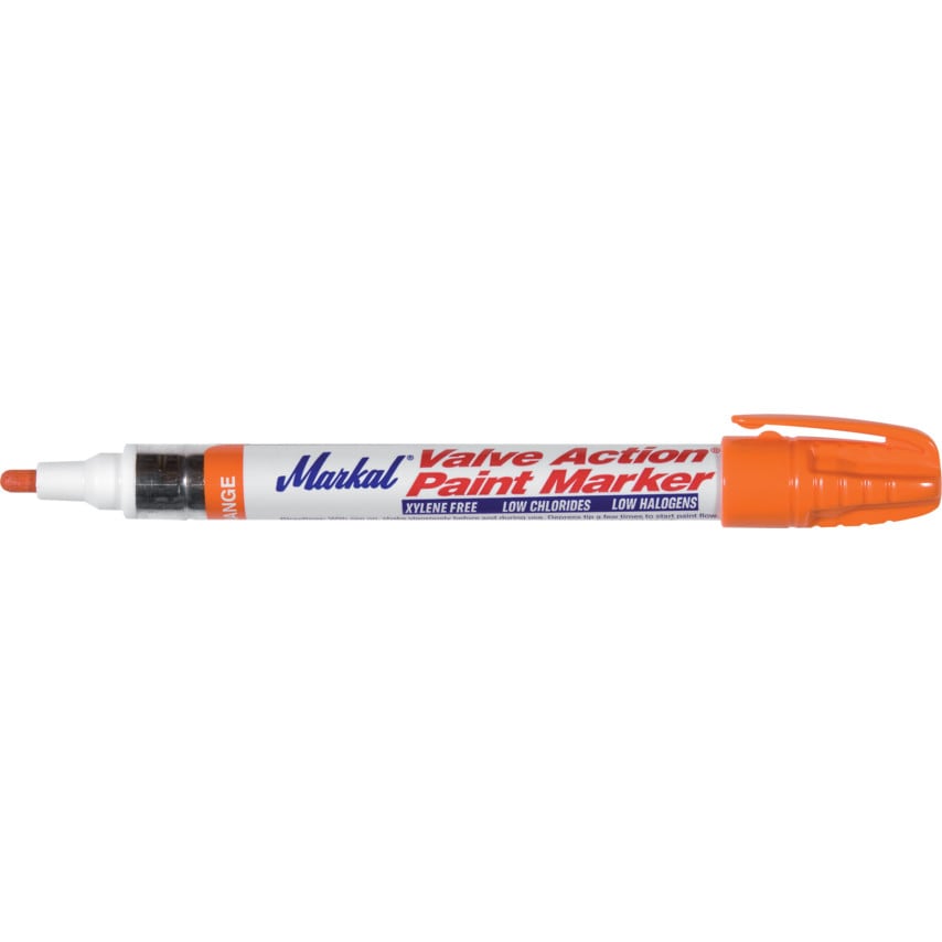 Valve Action Marker Orange
