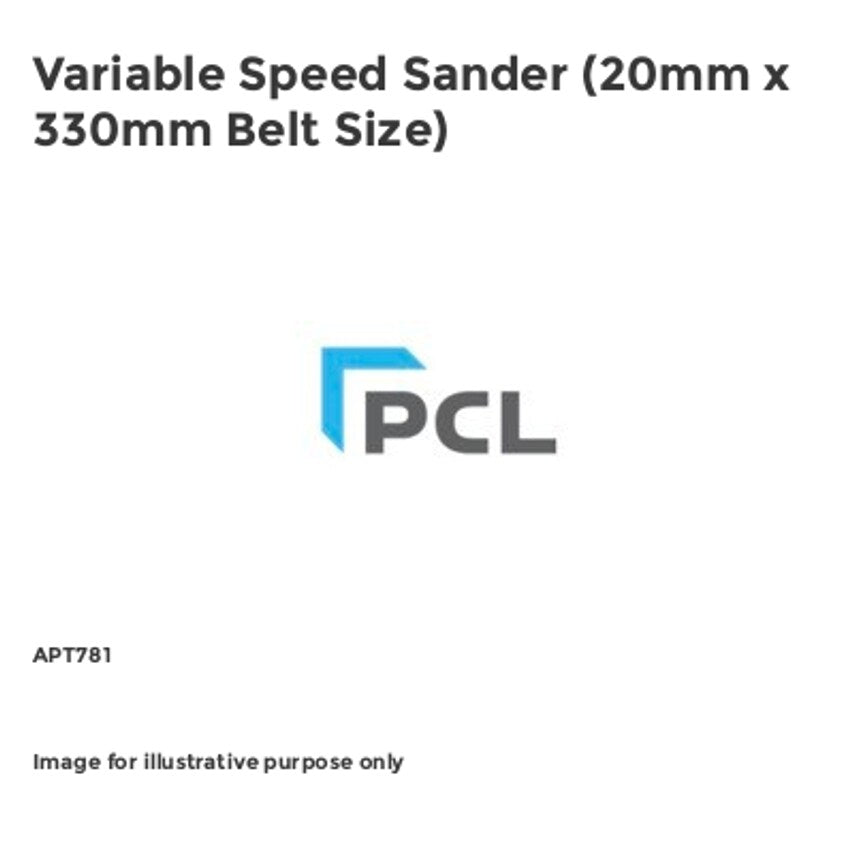 Variable Speed Sander (20mm x 330mm Belt Size)