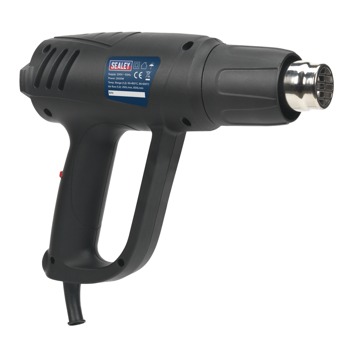 Variable Temperature Hot Air Gun Kit 2000W 50-450 C/90-600 C