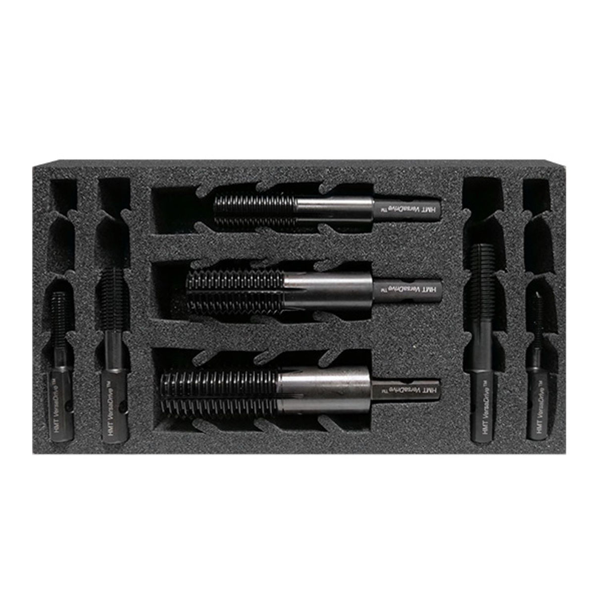 VersaDrive Thread Chaser 7 Piece Insert Foam Set M6, M8, M10, M12, M16, M20, M24