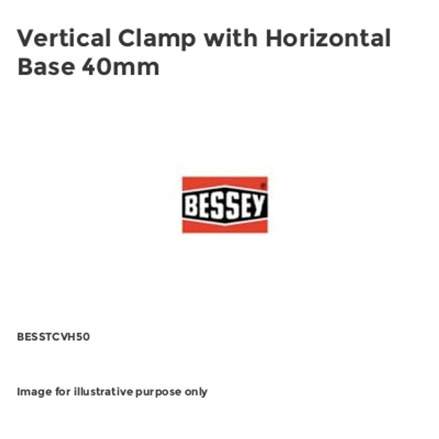 Vertical Clamp with Horizontal Base 40mm