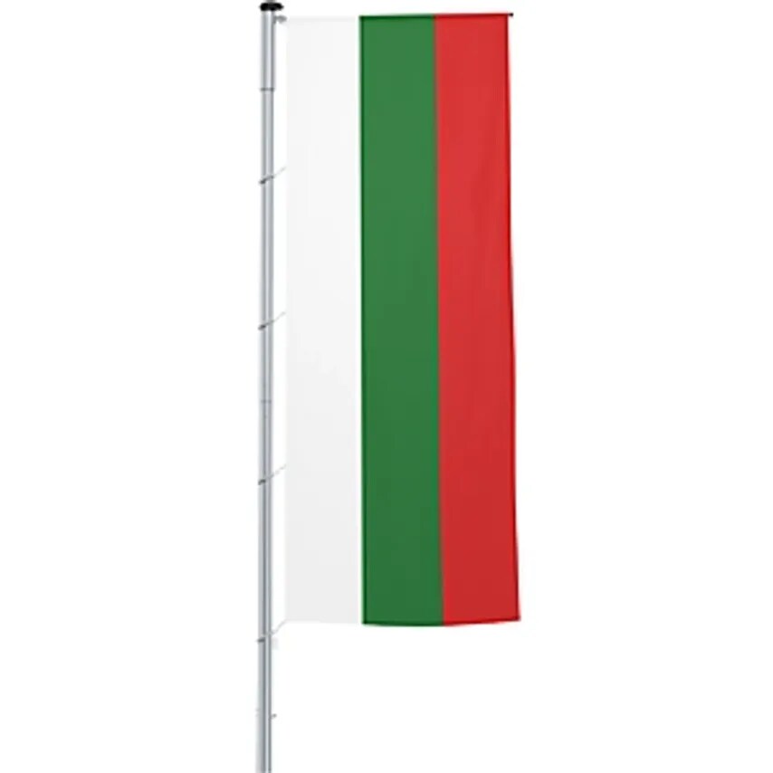 Vertical Flag With Outrigger/National Flag, Format 1.2 X 3 M, Bulgaria