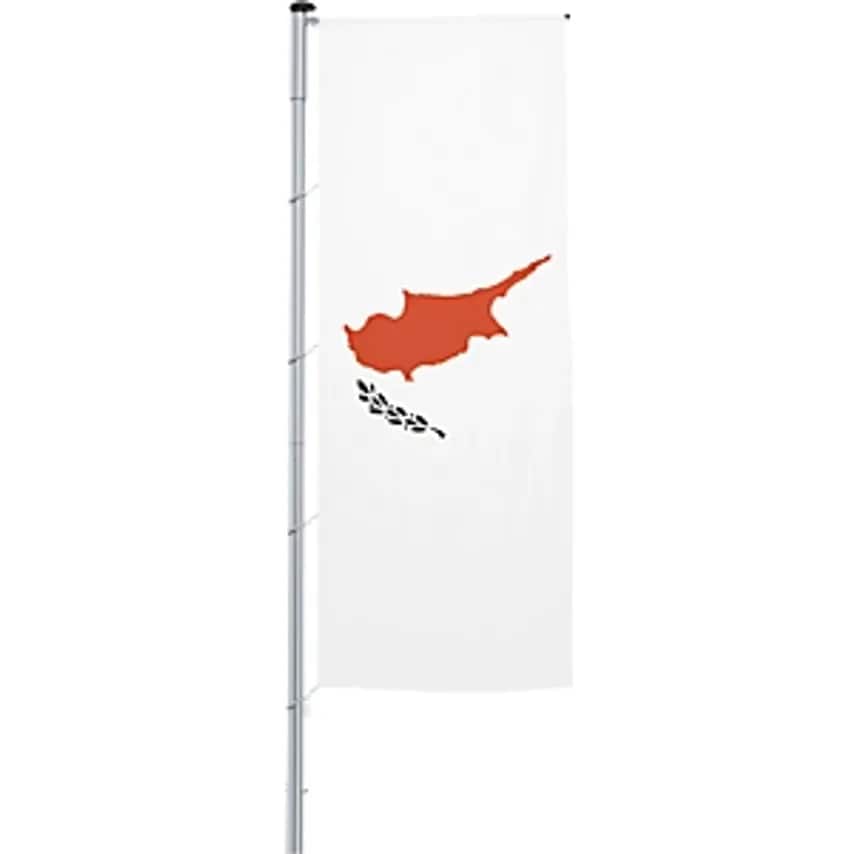 Vertical Flag With Outrigger/National Flag, Format 1.2 X 3 M, Cyprus