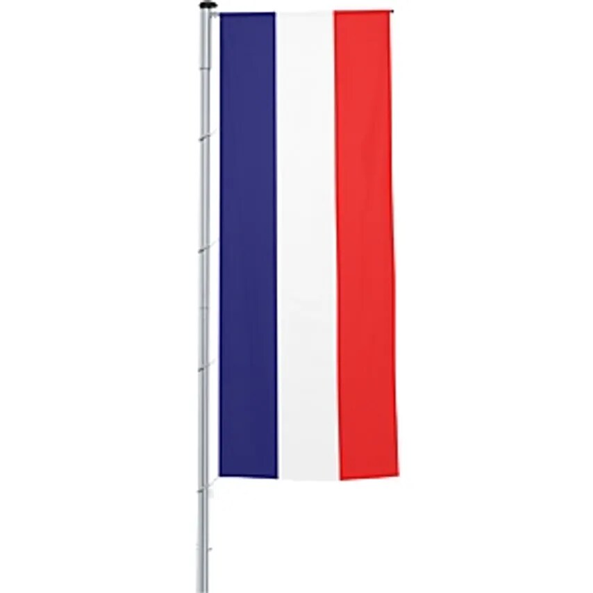 Vertical Flag With Outrigger/National Flag, Format 1.2 X 3 M, France