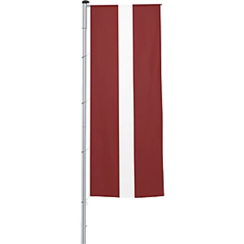 Vertical Flag With Outrigger/National Flag, Format 1.2 X 3 M, Latvia