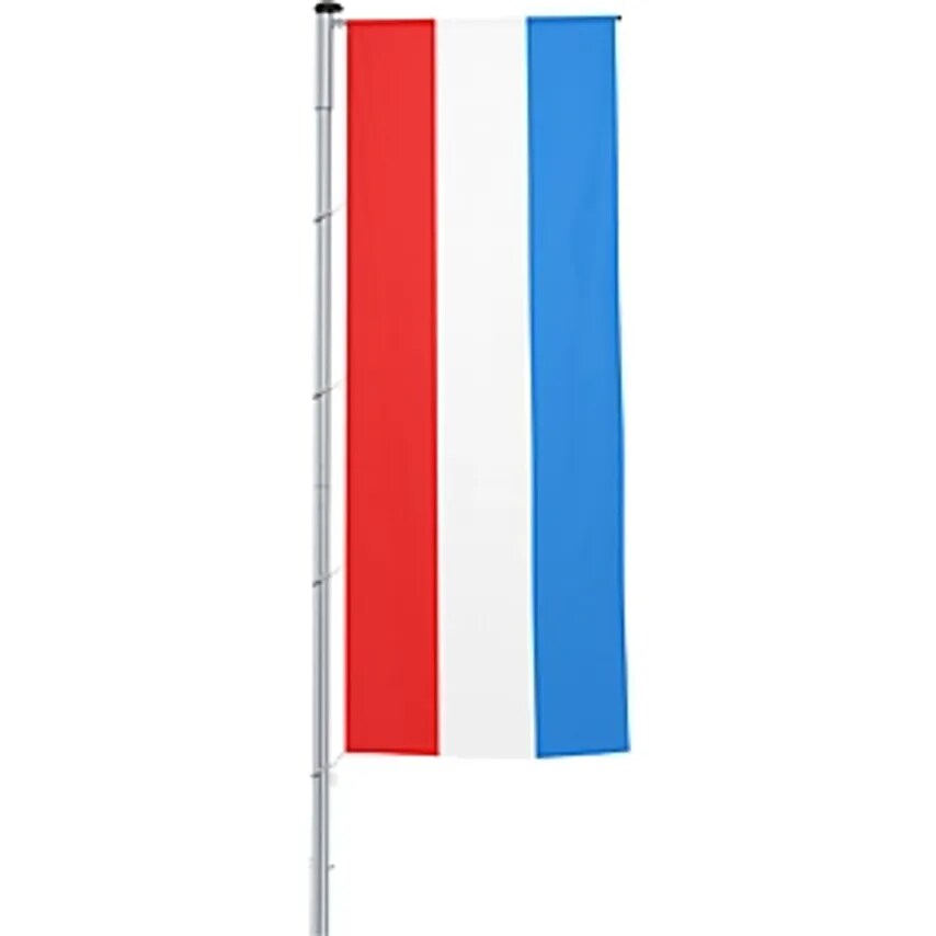 Vertical Flag With Outrigger/National Flag, Format 1.2 X 3 M, Luxembourg