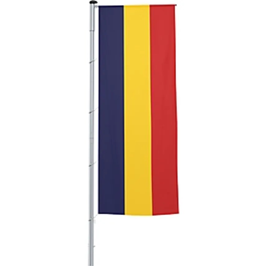 Vertical Flag With Outrigger/National Flag, Format 1.2 X 3 M, Romania