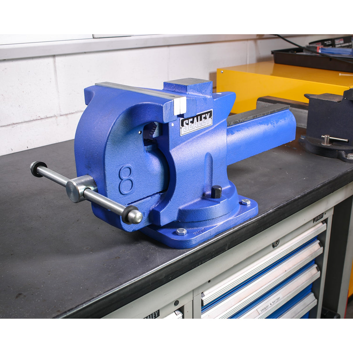 Vice 200mm Quick Action Swivel Base Cast Iron