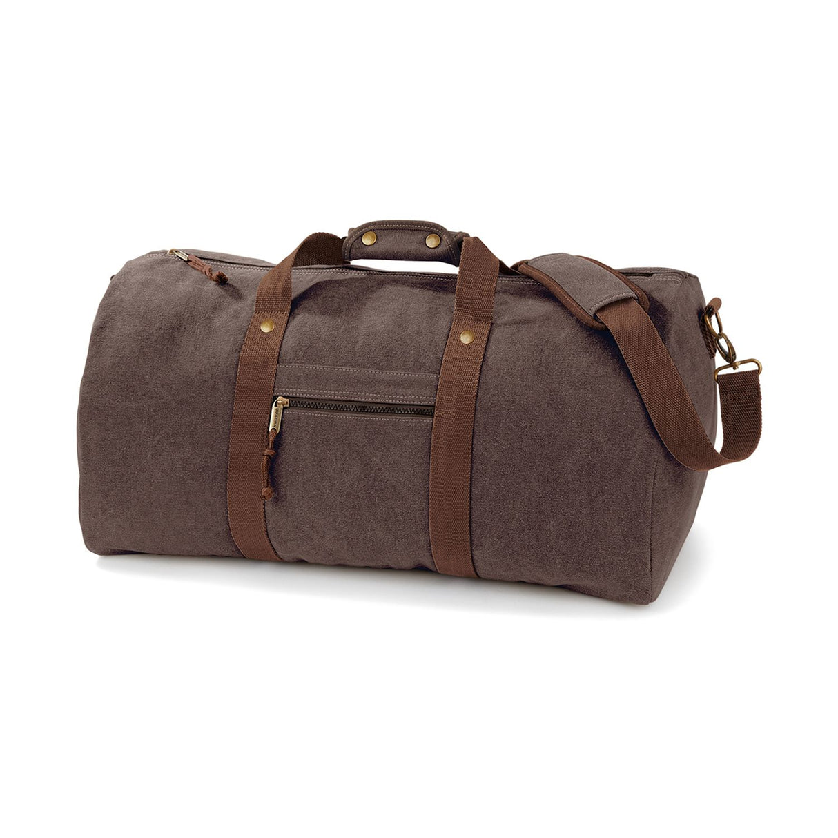 Vintage Canvas Holdall Vintage Brown One Size
