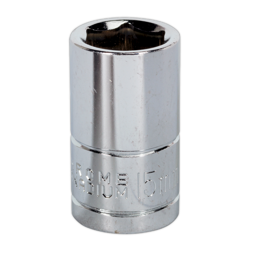 WallDrive Socket 15mm 1/2" Square Drive