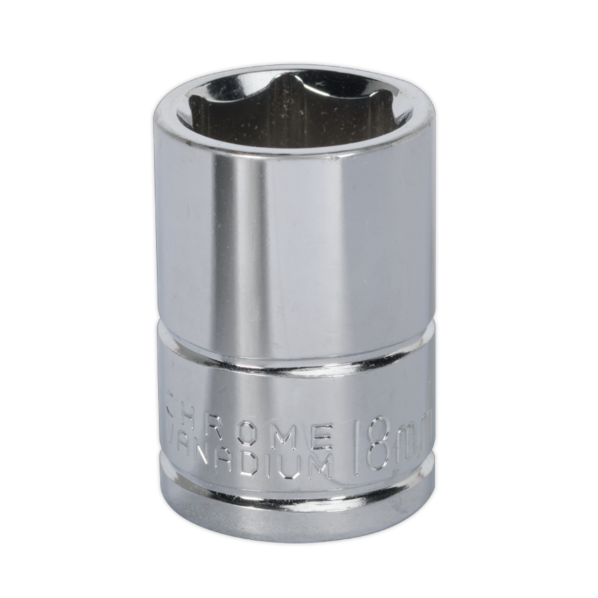 WallDrive Socket 18mm 1/2" Square Drive