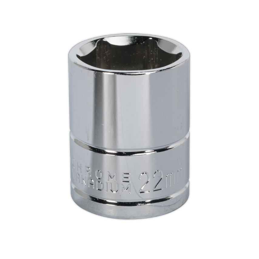 WallDrive Socket 22mm 1/2" Square Drive