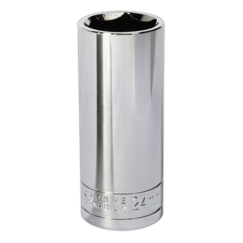 WallDrive Socket 24mm Deep 1/2" Square Drive