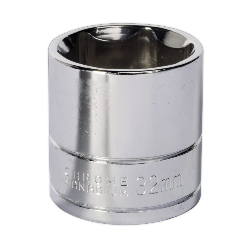 WallDrive Socket 32mm 1/2" Square Drive