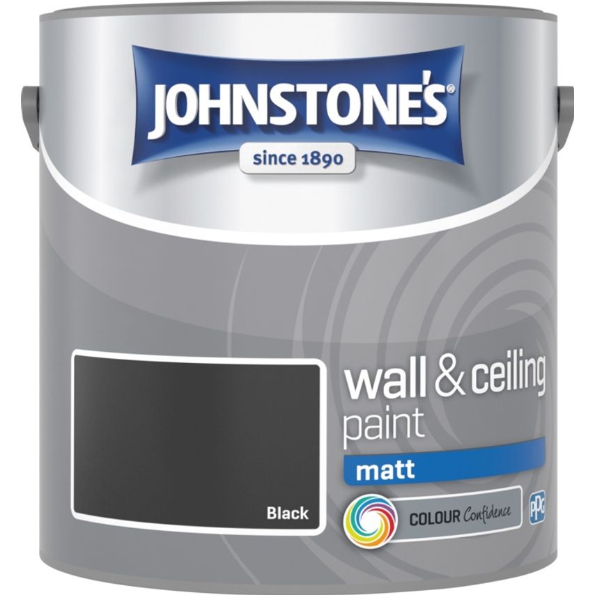 Wall & Ceiling Matt 2.5L Black