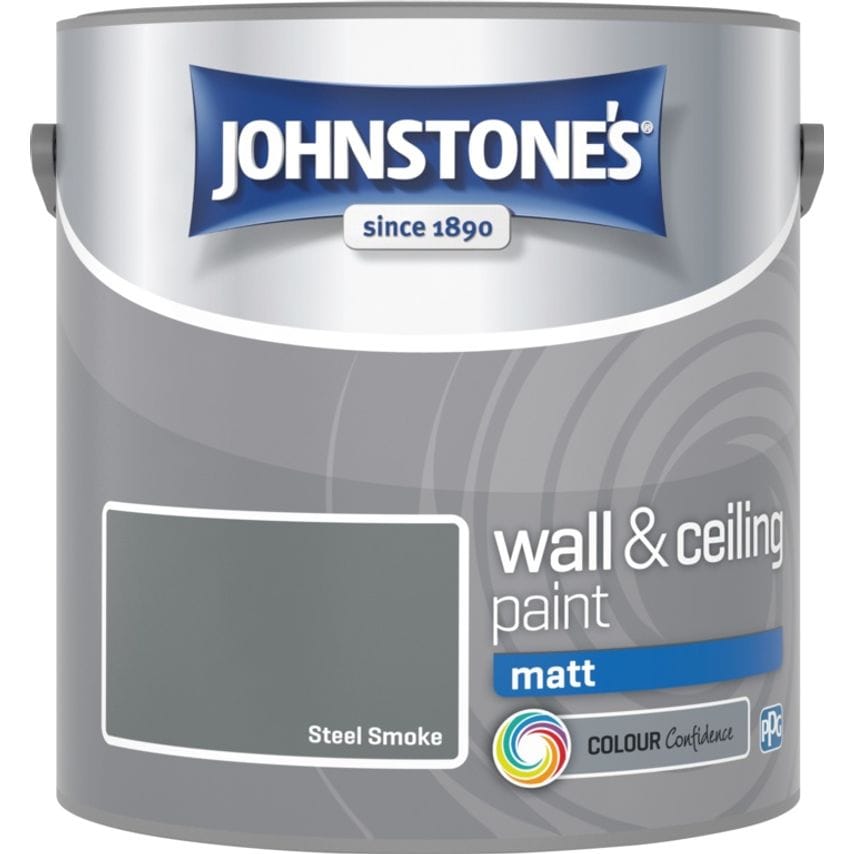 Wall & Ceiling Matt 2.5L Steel Smoke