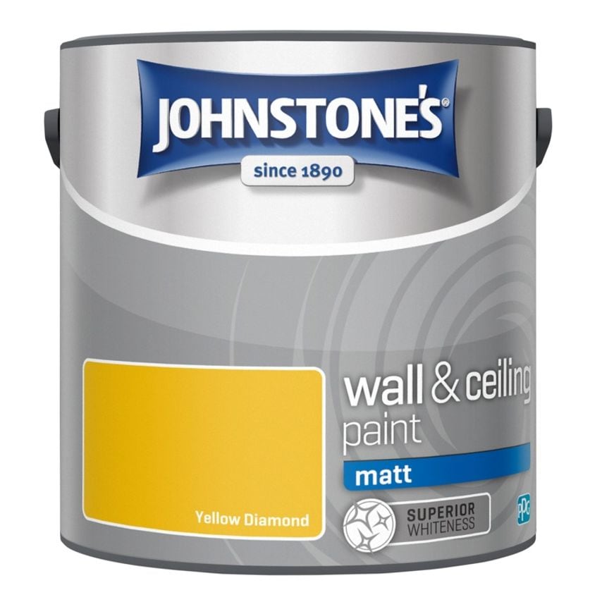 Wall & Ceiling Matt 2.5L Yellow Diamond