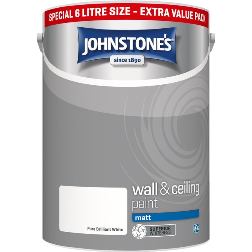 Wall & Ceiling Matt 6L Brilliant White