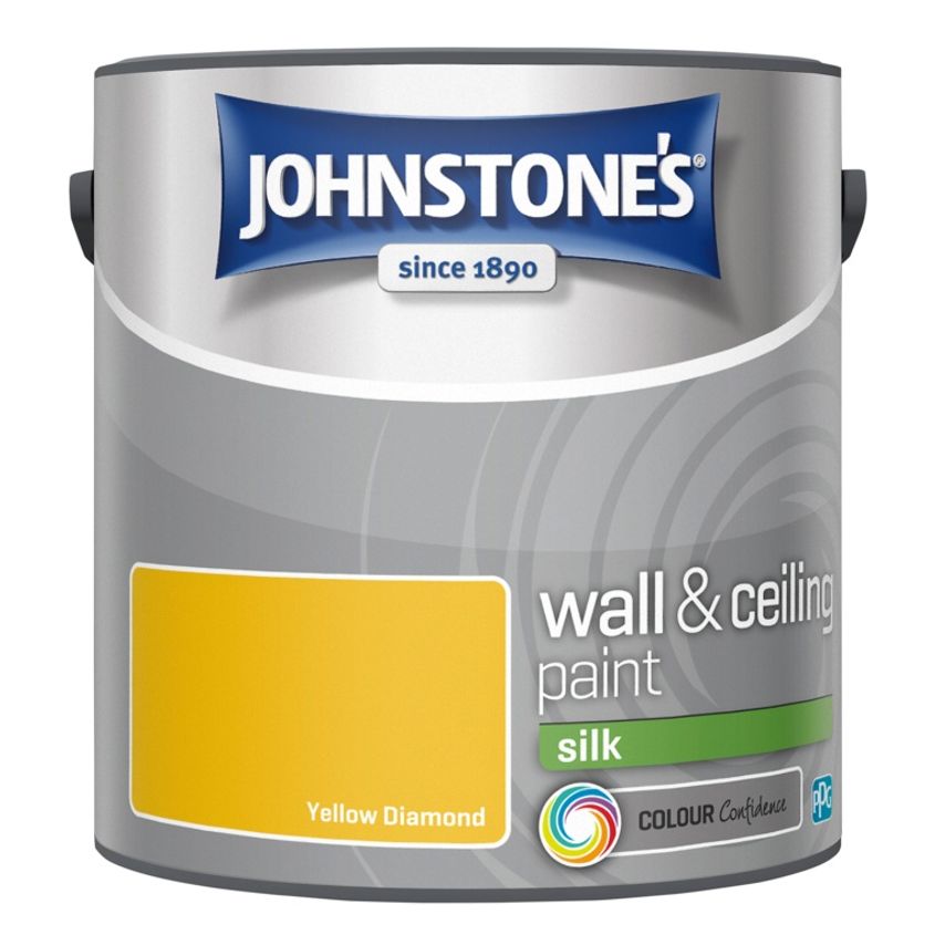 Wall & Ceiling Silk 2.5L Yellow Diamond
