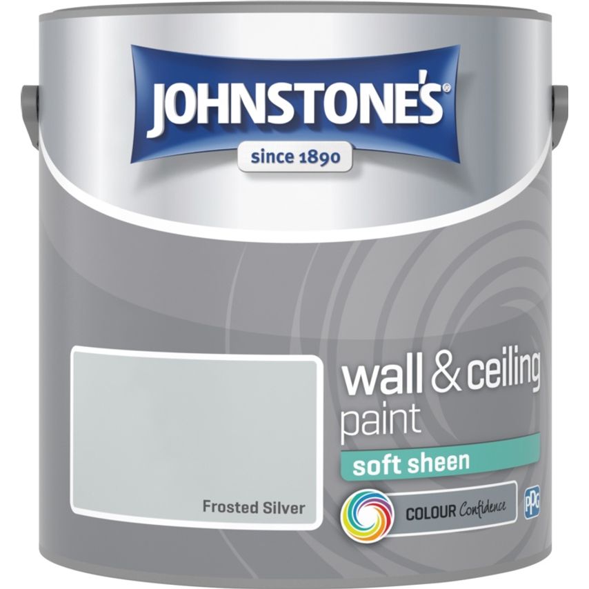 Wall & Ceiling Soft Sheen 2.5L Frosted Silver