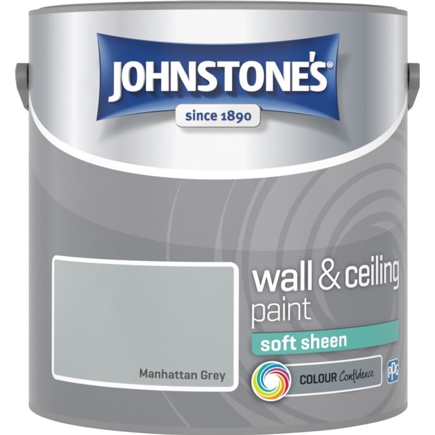 Wall & Ceiling Soft Sheen 2.5L Manhattan Grey