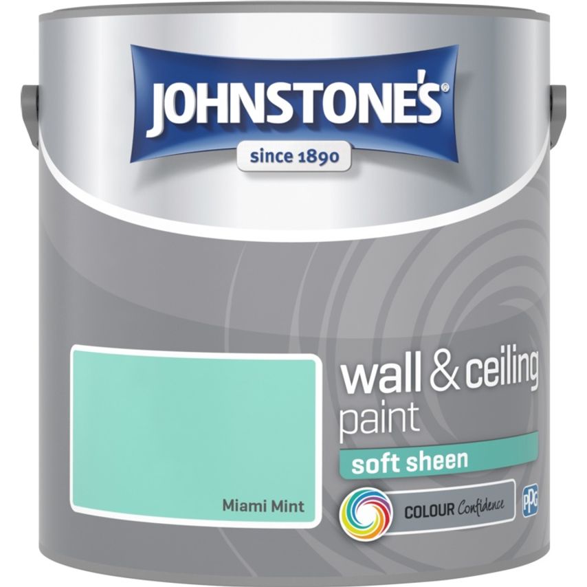 Wall & Ceiling Soft Sheen 2.5L Miami Mint
