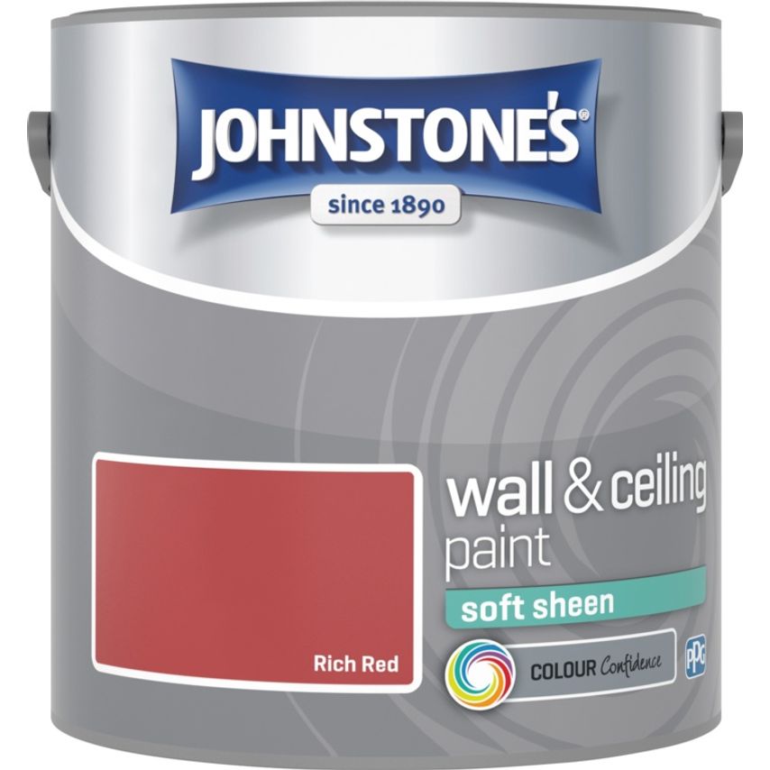 Wall & Ceiling Soft Sheen 2.5L Rich Red