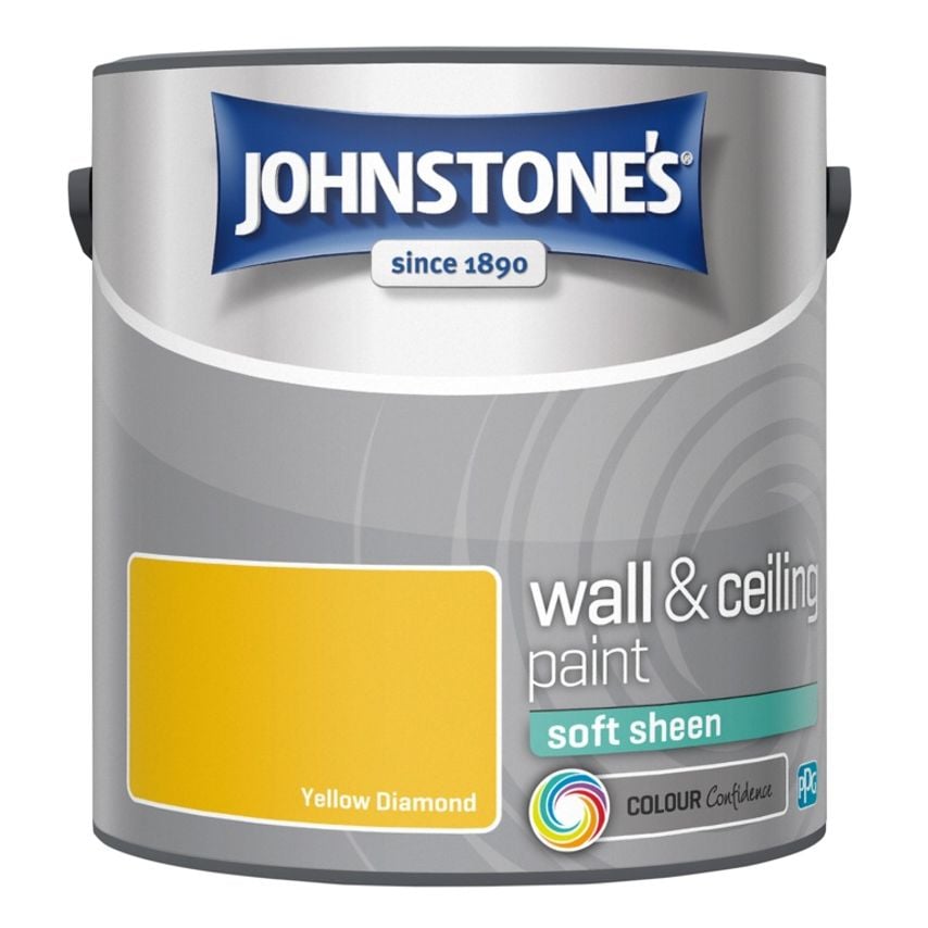 Wall & Ceiling Soft Sheen 2.5L Yellow Diamond